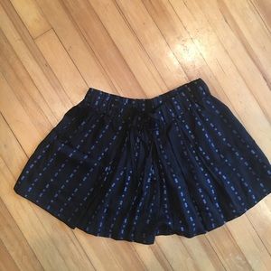 Flowy polka dot shorts